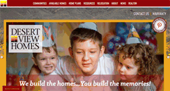 Desktop Screenshot of desertviewhomes.com